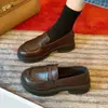 Zapatos de Cuero para Mujer Estilo Japonés Otoño 2024 Nuevos Mocasines de Suela Gruesa Estilo Británico Slip-On Zapatos de Uniforme JK