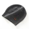 Gorro de cachemira 100% pura, para otoño e invierno, nuevo, de siete pines, grueso, de color sólido, sencillo y cálido, para hombres y mujeres.