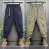 Calça Handsome Estilo Americano Masculina e Feminina 2024 Marca de Moda Moda Calça Esportiva de Perna Larga Costura Jovem Calça Casual Harlan