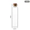 22 mm de diámetro bayoneta control de corcho botella transparente bosque occidental botella para té perfumado embalaje botella pequeña transparente botella flotante