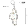 Llavero Acrílico Sanrio Cinnamoroll Kuromi Colgante para Mochila Lindo Regalo Pequeño