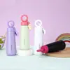 Taza Térmica Creativa Nueva de Acero Inoxidable 316 para Mujeres con Cadena Colgante de Aspecto Elegante Taza de Pétalo Bolso Sencillo Tumbler