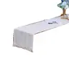 Bandera de Mesa Especial Transfronteriza Cortada Encaje Tejido Impresa Bandera de Mesa Ceremonia del Té China Mesa de Café Zen Fábrica de Banderas de Mesa Venta Directa