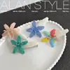 Um Novo Presilha de Cabelo Estilo Coreano para Primavera e Verão da Lan, Acessório de Cabelo Simples e Elegante, Presilha de Franja Floral, Grampo de Cabelo para Mulheres