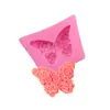 Vela Perfumada Elegante de Flores y Mariposas Difusor de Aroma Piedra para Coche Decoración de Rejilla de Aire de Gama Alta Colgante Molde de Silicona para Velas