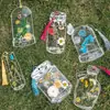 Marcador de Flores Secas flor hecho a mano material diy botella de los deseos hojas transparentes infantiles flores y plantas espécimen sello de plástico para mascotas