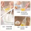 Batidor de Huevos de Silicona Juego de Tres Piezas para Hornear en Casa, Utensilios de Cocina Resistentes a Altas Temperaturas, Juego de Brocha de Aceite y Espátula de Silicona de Grado Alimenticio