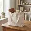 Bolsa de mano de pana estilo minimalista japonés transfronteriza personalizada, gran capacidad, bolso de hombro, bolso de mano, versátil para ir al trabajo, adecuado para estudiantes