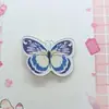 Fivela Decorativa de Borboleta para Sapato de Borracha Macia Pvc, Flor de Sapato com Furo, Acessórios para Sapato DIY, Presilha de Cabelo de Borboleta da Amazon
