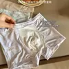 1055 # Cueca Boxer Modal Unida de Ursinho Fofo para Crianças Pequenas, Médias e Grandes, Roupa Íntima de Ângulo Reto para Meninos