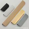 Venta al por mayor de fábrica Mango de Arco Grande 1.0 Espesor Manija Invisible para Puerta de Armario Manija Blanca para Puerta de Gabinete Puerta Corredera
