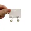 Pendientes Colgantes de Perla con Aguja de Plata 925 Perla Sintética para Mujer Dos Formas de Usar Pequeños Pendientes Sencillos de Celebridad de Internet