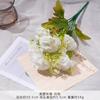 Rosas de Hibisco Simuladas, Flores Falsas, Ramos de Boda, Arreglos Florales Hechos a Mano de Alta Gama, Flores para Paisajismo de Salón de Bodas, Arreglos Florales de Pared