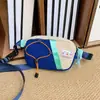 Bolso Cruzado de Hombro Único para Niños Estilo Coreano Color Dopamina Bloqueo de Color, Bolso de Pecho y Cintura Ligero para Deportes al Aire Libre para Niños y Niñas
