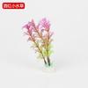 Plantas de água de simulação de paisagem de tanque de peixes pequeno decoração de paisagem de tanque de peixes planta em potencial decoração de aquário ornamental plantas aquáticas falsas