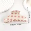 Accesorios Grace Estilo Simple Ins Pinza para el Cabello de Lunares Pinza para el Cabello Dulce de la Parte Posterior de la Cabeza Pinza de Tiburón Accesorio para el Cabello