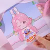 Conjunto de adesivos de fantasia de desenho animado para meninas crianças DIY criativo conjunto de adesivos de fantasia material de fantasia este atacado