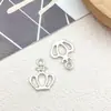 Acessórios para Joias DIY Pingente de Coroa Pequena em Liga de Zinco Retrô Brincos Feitos à Mão Pingentes para Colar Fabricante Atacadista Vendas Diretas