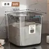 Balde de Arroz Estilo Japonês Chuanhang para Uso Doméstico, Arroz de Grau Alimentício, Grãos, Farinha, Balde Simples de Armazenamento de Grãos, Recipiente para Armazenamento de Arroz e Farinha