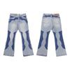 Al por mayor transfronterizo Galería Dept nuevos pantalones vaqueros microcosidos de empalme pintados a mano con costuras de tinta lavada, combinables para hombre