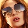 Óculos de Sol Quadrados Oversized para Mulheres, Grandes e Elegantes, com Proteção UV e Unissex.