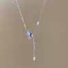 Collar de Perlas Cosidas en Forma de Corazón, Accesorio Hip-Hop Ins de Verano, Cadena para Clavícula de Lujo Ligero de Nicho Inspirada en Diseñador para Mujeres
