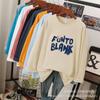 Camiseta de manga larga para mujer, ropa informal holgada que combina con todo, de otoño, disponible en tienda (2024)