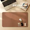 Alfombrilla de ratón modelo nuevo 2026, alfombrilla de escritorio extragrande, impermeable y resistente a las manchas, adecuada para escritorios, alfombrilla de teclado de dibujos animados, alfombrilla de escritorio de estudio