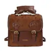 Mochila Retro de Bolinhas Feminina 2026 Outono/Inverno Nova Estilo College Escolar Mochila para o Dia a Dia Moda de Alto Padrão