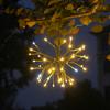 Luces de Árbol LED Colgando de los Aleros para Decoración Festiva, Iluminación Ambiental, Luces de Colores para Eventos, Fiestas, Patio de Granja y Decoración del Hogar