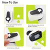 Perfurador Máquina de Relevo Estrela Manualidades DIY Crianças Manual do Aluno Máquina de Relevo Educacional Ponto Perfurado Infantil Atacado