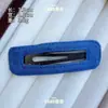 Pinza para el pelo de lunares de piel blanca y negra Estilo coreano Simple Versátil Pasador Pinza lateral Accesorio para el cabello