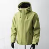 Descuento por compra grupal en chaquetas con capucha para exteriores, estilo unisex, a prueba de viento e impermeables, adecuadas para primavera y otoño, y personalizables con un logo