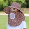 Sombrero de Sol para Mujer Verano Ala Grande Sombrilla Sombrero Protector Solar Estilo Coreano Ciclismo Exterior Viaje Anti-ultravioleta Sombrero de Té Mujer