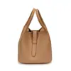Bolso Cubo con Diseño de Lichi de Nicho Bolso de Moda de Gama Alta para Madre e Hijo Bolso Cruzado Sencillo Bolso de Mano para Mujer para Viajar