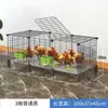 Jaula para pollos hogar audaz grande jaula de cría jaula plegable para patos jaula para gansos jaula para perros jaula para huevos de rodadura automática fábrica pelo liso