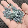 Jade Jade Agua Azul Lutong Jade Cuentas Dispersas Jade Aceite Verde Cuentas de Barril Pulsera Collar Accesorios Cuentas Hechas a Mano