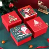 Nueva Caja de Regalo Navideña Caja de Empaque Roja Grande de Cielo y Tierra Caja de Manzana para Nochebuena Caja de Regalo de Snacks Caja de Regalo