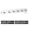 Ganchos de Acero Inoxidable sin Clavos de Múltiples Filas Transfronterizos con Adhesivo Fuerte para Cocina y Baño, Ganchos de Pared sin Clavos, Ganchos de Pared Adhesivos sin Rastro