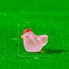 Micro paisagem jardinagem musgo paisagem DIY handmade decoração acessórios bonito animal Little Hen pequenos ornamentos luminosos