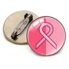 Amazon Insignia Pin Cinta Rosa Logo Pecho Cuidado Salud Femenina Pin Insignia Retro Joyería