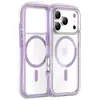 Adequado para Capa de Celular Iphone17Promax, Sucção Magnética com Airbag Transparente, Capa Protetora Anti-Queda para Celular Apple 17Pro