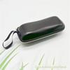 Spot atacado de couro de alta qualidade com zíper caixa de óculos preto moda portátil de compressão óculos de sol caixa de óculos de sol caixa