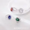 Transmissão ao Vivo Transfronteiriça de Anéis Coloridos de Ovo de Pombo, Joias de Alta Qualidade, Dropshipping de Anéis e Joias para Mãos Ins Europeias e Americanas