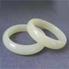 Pulseira de Jade Material Xinjiang Mongólia Exterior Pulseira de Jade Branco Hetian Imitação Alta Pulseira de Jade Feminina Fornecimento de Vendas ao Vivo