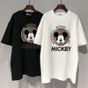 Roupas de maternidade 2023 novo verão camiseta de manga curta estilo coreano solto plus size algodão top de comprimento médio all-matching primavera