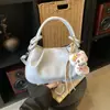 Bolso de Mano con Diseño de Nicho en Forma de Nube para Mujer, Nuevo Modelo Primavera 2026, Textura de Alta Calidad, Bolso Versátil de Hombro y Cruzado con Pliegues Únicos