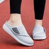 Primavera 2025 Nuevos Zapatos Anchos Transpirables para Caminar de Talla Grande Transfronterizos para Mujer, Slip-on, Zapatos para las Cuatro Estaciones, Pantuflas Baotou de Pareja