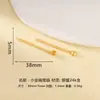 Acessórios Banhados a Ouro Prata S925 Pulseira Corrente de Extensão para Colar Paz e Alegria Corrente de Extensão do Deus da Riqueza de Cinco Vias Corrente de Cauda DIY