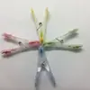 Pinza para Ropa Antideslizante de Dos Colores de Plástico, Clip de Fijación a Prueba de Viento con Forma de Flor Colorida para Secar Calcetines